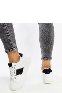 Biało-czarne sneakersy na grubszej podeszwie Finestra - Solea Solea Biało-czarne sneakersy na grubszej podeszwie Finestra - Solea Solea