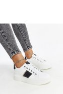 Biało-czarne sneakersy na grubszej podeszwie Finestra - Solea Solea Biało-czarne sneakersy na grubszej podeszwie Finestra - Solea Solea