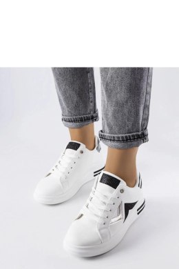 Biało-czarne sneakersy na platformie Monty - Solea Solea