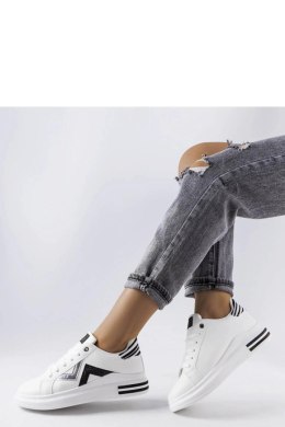 Biało-czarne sneakersy na platformie Monty - Solea Solea