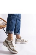 Biało-złote sneakersy sportowe Ena - Solea Solea Biało-złote sneakersy sportowe Ena - Solea Solea