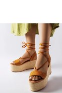 Brązowe espadryle na platformie Silvetta - Solea Solea Brązowe espadryle na platformie Silvetta - Solea Solea