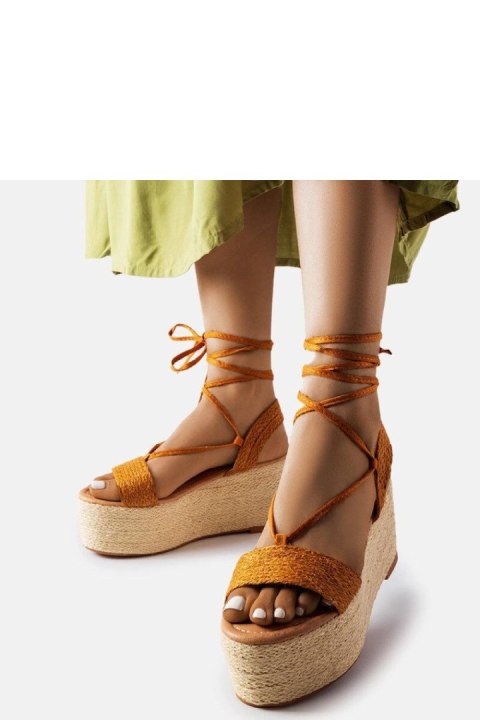 Brązowe espadryle na platformie Silvetta - Solea Solea Brązowe espadryle na platformie Silvetta - Solea Solea