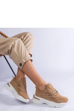 Brązowe sneakersy na grubszej podeszwie Guerrera - Solea Solea