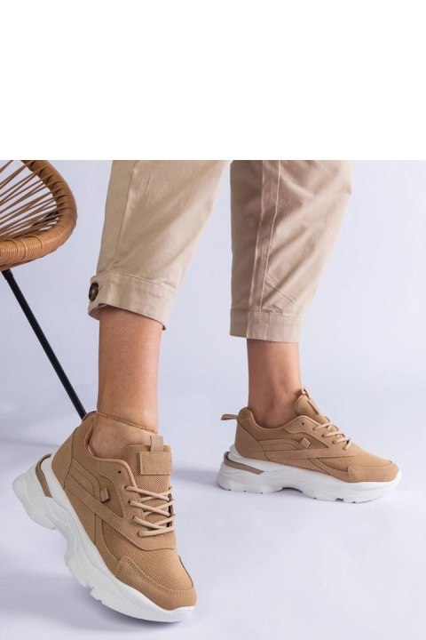 Brązowe sneakersy na grubszej podeszwie Guerrera - Solea Solea Brązowe sneakersy na grubszej podeszwie Guerrera - Solea Solea