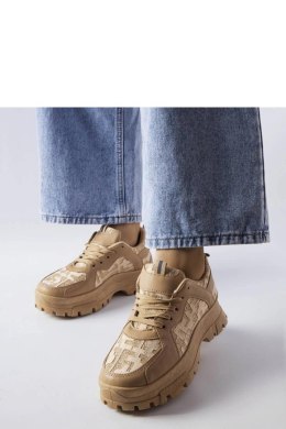 Ciemnobeżowe masywne sneakersy Brunswick - Solea Solea