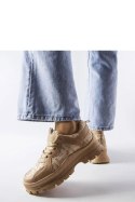 Ciemnobeżowe masywne sneakersy Brunswick - Solea Solea Ciemnobeżowe masywne sneakersy Brunswick - Solea Solea