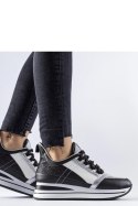 Czarne brokatowe sneakersy na platformie Marce - Solea Solea Czarne brokatowe sneakersy na platformie Marce - Solea Solea
