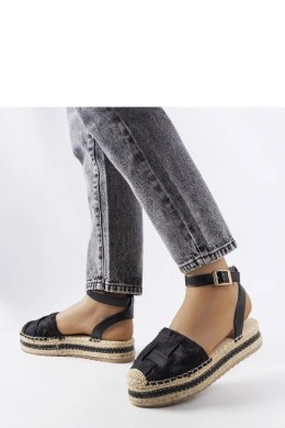 Czarne espadryle na platformie Lafreni?re - Solea Solea