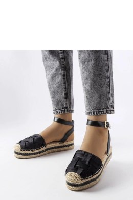 Czarne espadryle na platformie Lafreni?re - Solea Solea