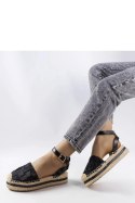 Czarne espadryle na platformie Lafreni?re - Solea Solea Czarne espadryle na platformie Lafreni?re - Solea Solea