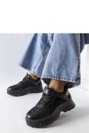 Czarne masywne sneakersy Brunswick - Solea Solea Czarne masywne sneakersy Brunswick - Solea Solea