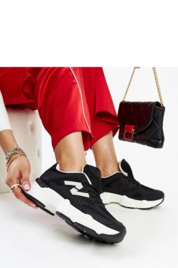 Czarne sneakersy na masywnej podeszwie Gergely - Solea Solea
