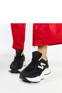 Czarne sneakersy na masywnej podeszwie Gergely - Solea Solea Czarne sneakersy na masywnej podeszwie Gergely - Solea Solea