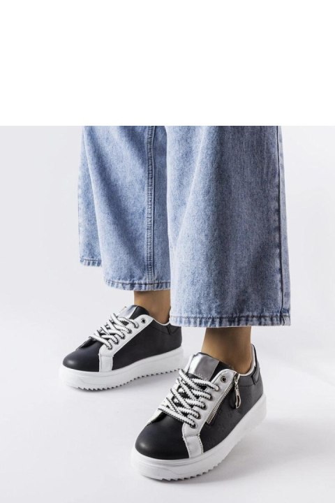 Czarne sneakersy na platformie Romola - Solea Solea Czarne sneakersy na platformie Romola - Solea Solea