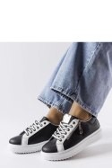 Czarne sneakersy na platformie Romola - Solea Solea Czarne sneakersy na platformie Romola - Solea Solea
