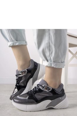 Czarne sneakersy na wysokiej podeszwie Rude - Solea Solea