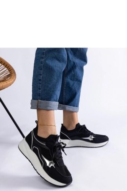 Czarne sneakersy sportowe damskie Elsira - Solea Solea