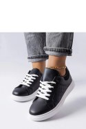 Czarne sneakersy z tłoczeniem Dreux - Solea Solea Czarne sneakersy z tłoczeniem Dreux - Solea Solea