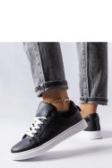 Czarne sneakersy z tłoczeniem Dreux - Solea Solea Czarne sneakersy z tłoczeniem Dreux - Solea Solea