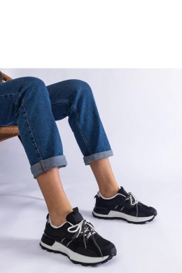Czarne sportowe damskie sneakersy Adalia - Solea Solea