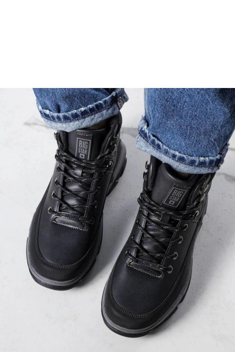 Czarne trapery Big Star KK274222 BLACK - Solea Solea Czarne trapery Big Star KK274222 BLACK - Solea Solea