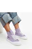Fioletowe wysokie trampki Vinka - Solea Solea Fioletowe wysokie trampki Vinka - Solea Solea