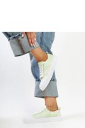 Jasnozielone materiałowe trampki Jerina - Solea Solea Jasnozielone materiałowe trampki Jerina - Solea Solea