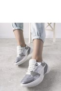 Srebrne sneakersy na wysokiej podeszwie Rude - Solea Solea Srebrne sneakersy na wysokiej podeszwie Rude - Solea Solea