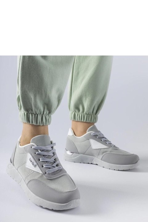 Szare materiałowe sneakersy Geraldino - Solea Solea Szare materiałowe sneakersy Geraldino - Solea Solea
