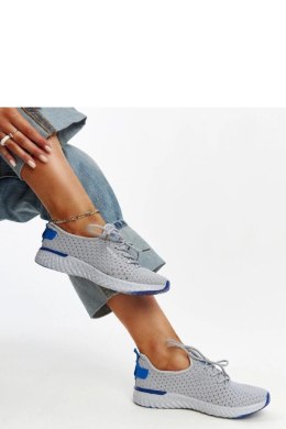 Szare materiałowe sneakersy damskie CROSS JEANS - Solea Solea