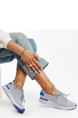 Szare materiałowe sneakersy damskie CROSS JEANS - Solea Solea