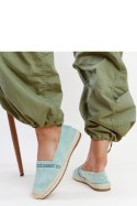 Zielone espadryle z cyrkoniami Abia - Solea Solea Zielone espadryle z cyrkoniami Abia - Solea Solea
