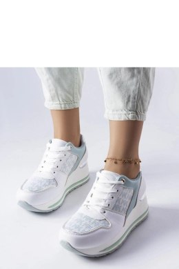 Zielone sneakersy na koturnie Pouliotte - Solea Solea