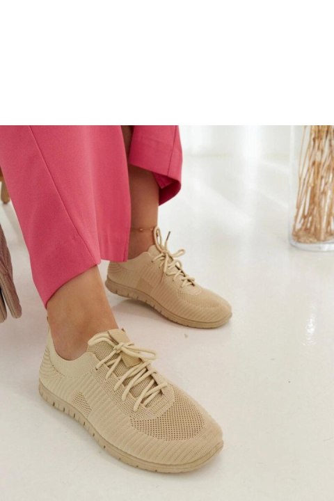 Beżowe materiałowe sneakersy Erminio - Solea Solea Beżowe materiałowe sneakersy Erminio - Solea Solea