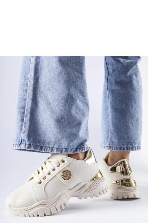 Beżowe sneakersy na masywnej podeszwie Arpaia - Solea Solea Beżowe sneakersy na masywnej podeszwie Arpaia - Solea Solea
