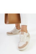 Beżowe sneakersy z brokatem Juwan - Solea Solea Beżowe sneakersy z brokatem Juwan - Solea Solea