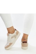 Beżowe sneakersy z brokatem Juwan - Solea Solea Beżowe sneakersy z brokatem Juwan - Solea Solea