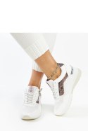 Białe sneakersy damskie na koturnie CROSS JEANS - Solea Solea Białe sneakersy damskie na koturnie CROSS JEANS - Solea Solea