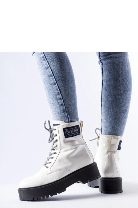 Białe workery Lee Cooper LCJ-21-47-0666LB - Solea Solea Białe workery Lee Cooper LCJ-21-47-0666LB - Solea Solea