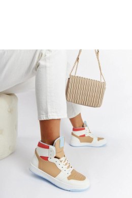 Biało-beżowe sneakersy za kostkę Eagan - Solea Solea