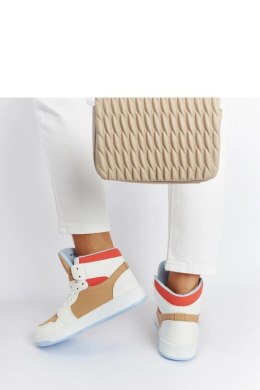 Biało-beżowe sneakersy za kostkę Eagan - Solea Solea