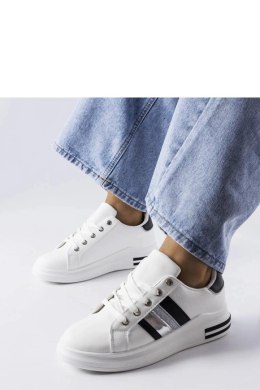 Biało-czarne sneakersy na platformie Sacaton - Solea Solea