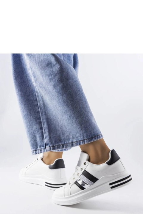 Biało-czarne sneakersy na platformie Sacaton - Solea Solea Biało-czarne sneakersy na platformie Sacaton - Solea Solea