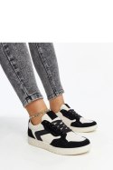 Biało-czarne sneakersy z brokatem Juwan - Solea Solea Biało-czarne sneakersy z brokatem Juwan - Solea Solea