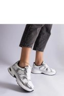 Biało-srebrne sneakersy sportowe Ena - Solea Solea Biało-srebrne sneakersy sportowe Ena - Solea Solea