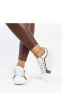 Biało-zielone sneakersy na platformie Amala - Solea Solea Biało-zielone sneakersy na platformie Amala - Solea Solea