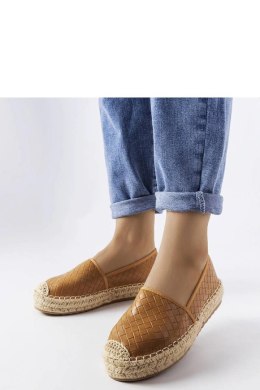 Brązowe espadryle zdobione tłoczeniem Geoffrey - Solea Solea