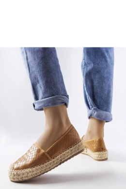 Brązowe espadryle zdobione tłoczeniem Geoffrey - Solea Solea