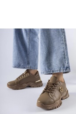Brązowe sneakersy na masywnej podeszwie Arpaia - Solea Solea